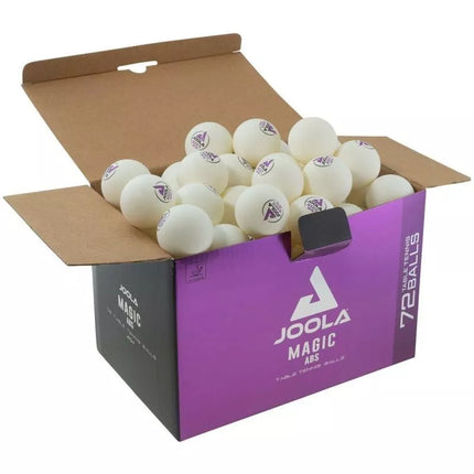 JOOLA MAGIC ABS stalo teniso kamuoliukai, 72 vnt., balti