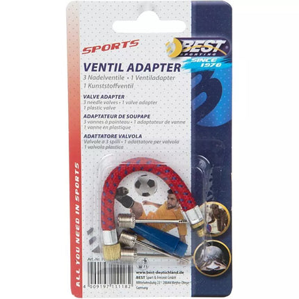 SET OF 5 ADAPTERS FOR BEST SPORTING PUMP