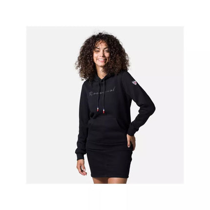 ROSSIGNOL W Logo Sweat Hood Fl black
