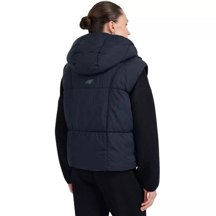 Women's vest 4F F299 deep black 4FWAW25TVJAF299 20S