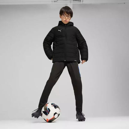 Puma Team Additions Padded Hooded Kids Jacket Black 659738 03