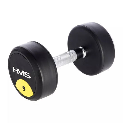 Rubber-coated dumbbell 9kg HMS HG PRO 9