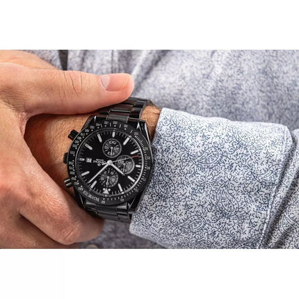 Men's Watch Giewont Chronograph Sapphire Black GW8720-B1