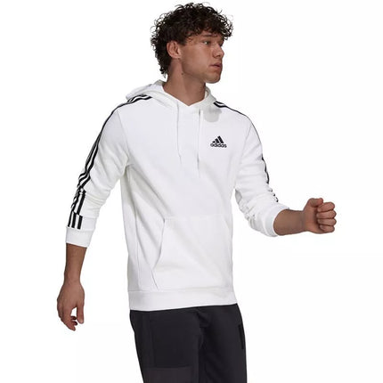Adidas Essentials Flisinis Džemperis su gobtuvu su 3 juostelėmis M GU2522