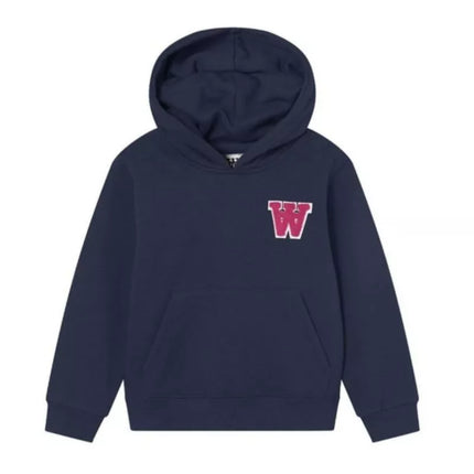 Wood Wood Izzy AA kids hoodie navy blue - 10235605-2424-Navy