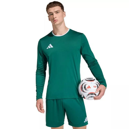 Vyriški adidas Entrada 26 marškinėliai ilgomis rankovėmis žali KF5846