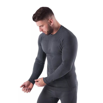 BTK0060 Vyriški pilki termoaktyvūs marškinėliai RAGNAR 2XL/3XL NILS