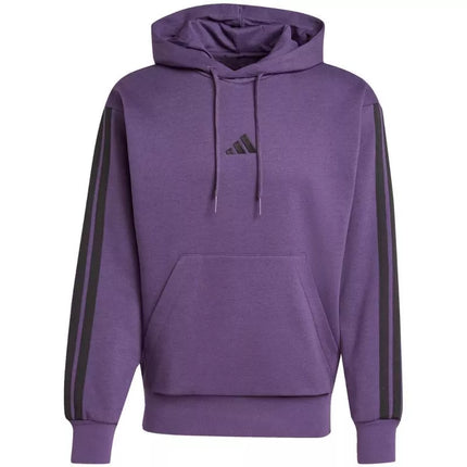 Vyriškas adidas Essentials 3-Stripes Polarinis Džemperis Violetinė JX0740