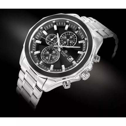 Vyriškas laikrodis Giewont Chronograph Sapphire Silver GW7290-B2