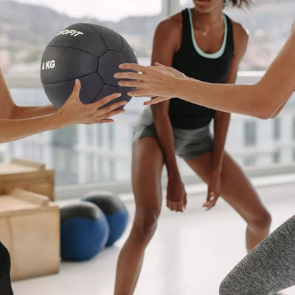ENERO FIT 4KG SYNTHETIC LEATHER MEDICINE BALL