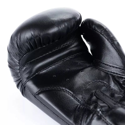 6oz Boxing Gloves for Kids - 4Fighter Black