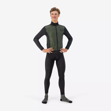 Rogelli WADDED II winter jacket green-black M
