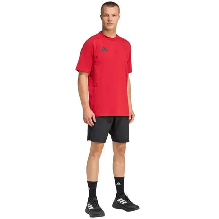 Vyriški adidas Tiro 26 kelionių marškinėliai raudoni KD1121