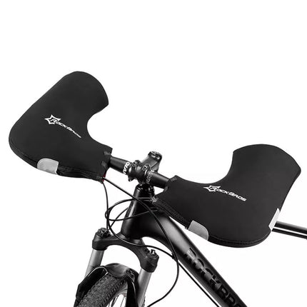 Rockbros D16-B Motorcycle-Compatible Windproof Waterproof Handlebar Gloves - Black