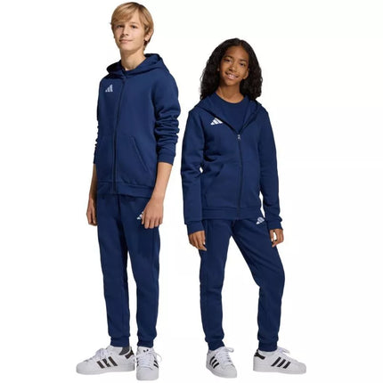 Vaikiškos tamsiai mėlynos kelnės adidas Entrada 26 Sweat JZ9135