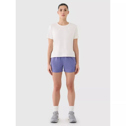 Women's quick-drying oversize training T-shirt 4F 4FRSS25TFTSF1236-11S