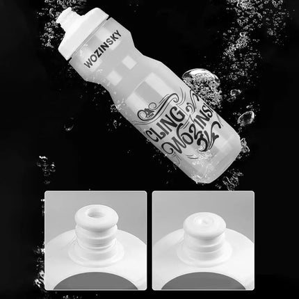 Wozinsky WBR-01T 750ml dviračio buteliukas - Skaidrus