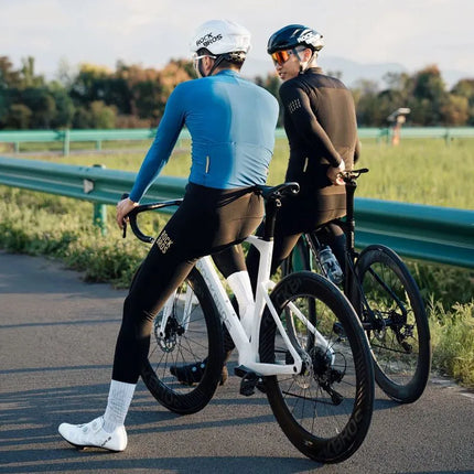 Rockbros YDCK012-1 Long Fleece Bib Tights with Pad Size XXL - Black