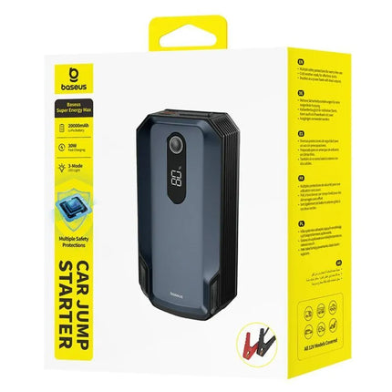 Užvedimo įrenginys Baseus Super Energy Max 20000mAh - juodas