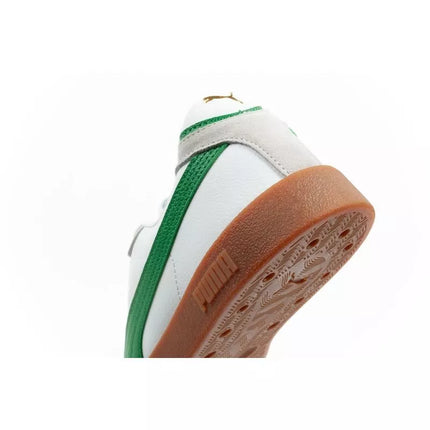 Puma Club II Era men's sports shoes sneakers leather white gray green