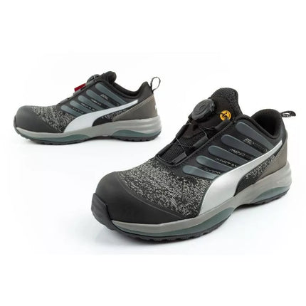 Puma Charge Juodi žemi su Disku S1P ESD HRO SRC darbo batai Juodi BOA