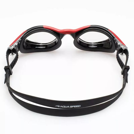 Aqua Speed Aquilo swimming goggles black and red 62649-31