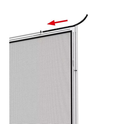 MOSQUITO NET WINDOW ALU 100X120 WHITE