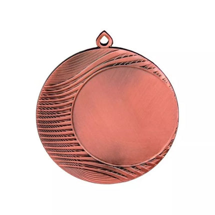 Bronze medal overall with space for a 50 mm emblem - steel medal