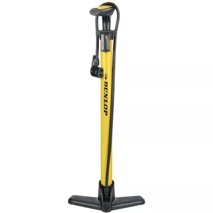 DUNLOP WORKSHOP/BICYCLE PUMP 174 PSI (12 bar) YELLOW