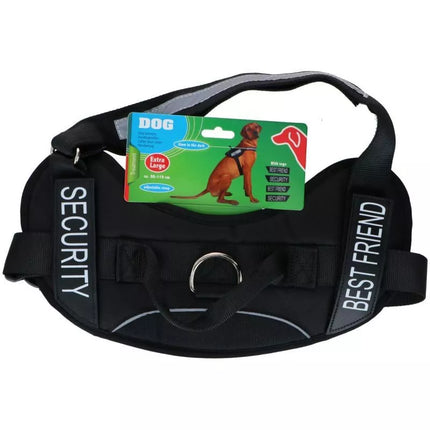 DOG HARNESS WITH REFLECTIVE TAPE 59 - 81 CM EXTRA LARGE