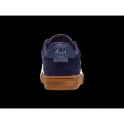 K-Swiss laisvalaikio bateliai COURT TIEBRK II SDE NAVAL ACADEMY/BRIGHT WHITE/GUM-M (09492-465-M)