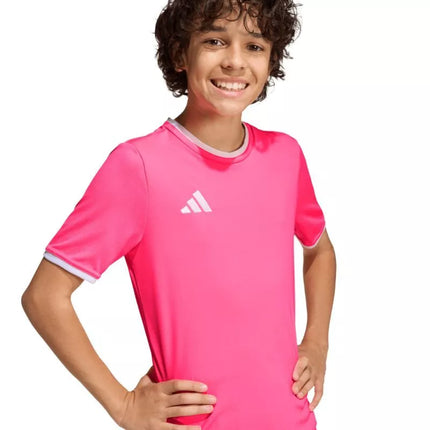 adidas Entrada 26 Jersey vaikiški marškinėliai rožiniai KE9846