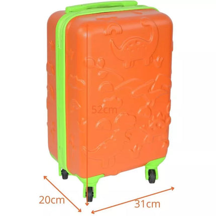 PROWORLD KID CABIN TRAVEL SUITCASE 18 INCHES - ORANGE (DINO)