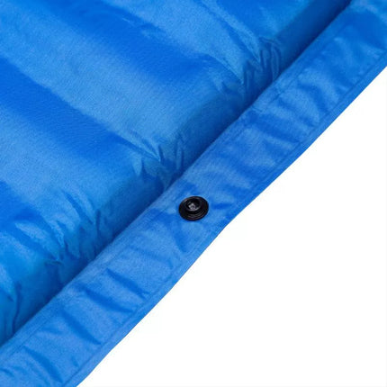 NILS CAMP NC4001 savaime prisipučiamas čiužinys su pagalve, mėlynas - 3,8 cm