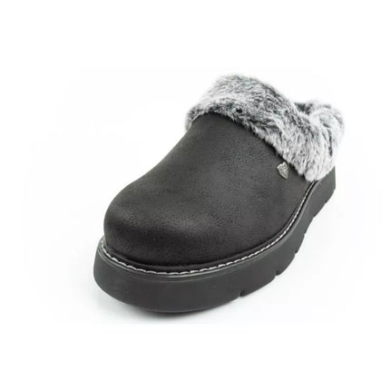 Skechers Cozy Blend moteriški šlepečių tipo batai, apšiltinti įsispiriami sportbačiai
