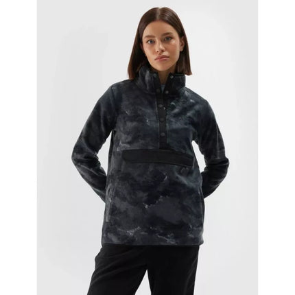 Moterims oversize fliso striukė su stovinčia apykakle 4F 4FWAW24TFLEF298-90A