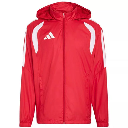 adidas Tiro 26 League vyriška vėjo striukė raudona JY9731