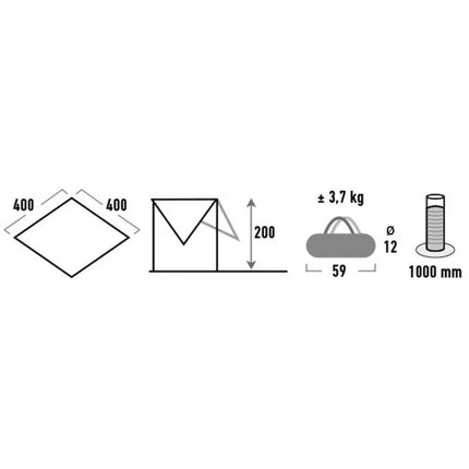 High Peak Brezentas 2 10034