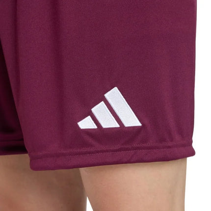 Men's adidas Entrada 26 burgundy shorts JZ2514