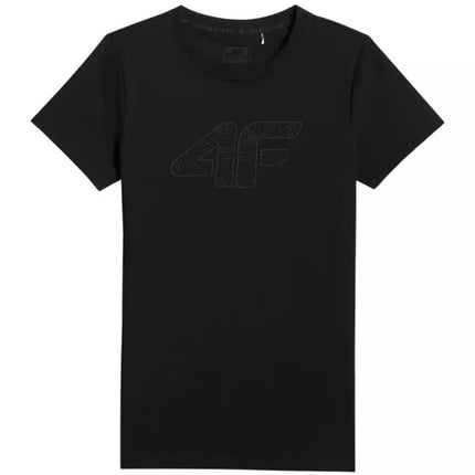 Women's T-shirt 4F F3309 deep black 4FWMM00TTSHF3309 20S