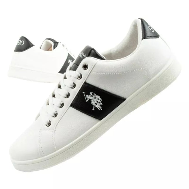 US Polo Assn. vyriški laisvalaikio batai, madingi, balti, patogūs