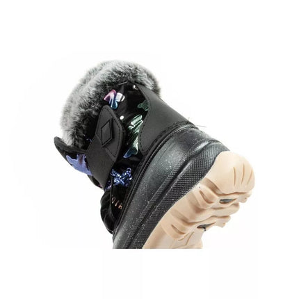 Lee Cooper winter boots children's insulated snow boots for girls black