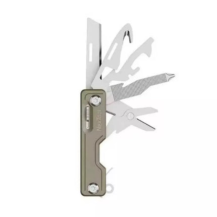 NexTool NE20100 dešimt viename daugiafunkcis peilis, chaki