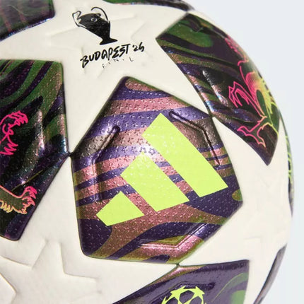 adidas UCL 25/26 Final Pro Purple and White JX9077 Football