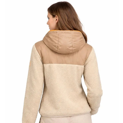 Geographical Norway Techic Fz Beige Db Lady 056 Women's Fleece (WZ6660F/GN-Beige)
