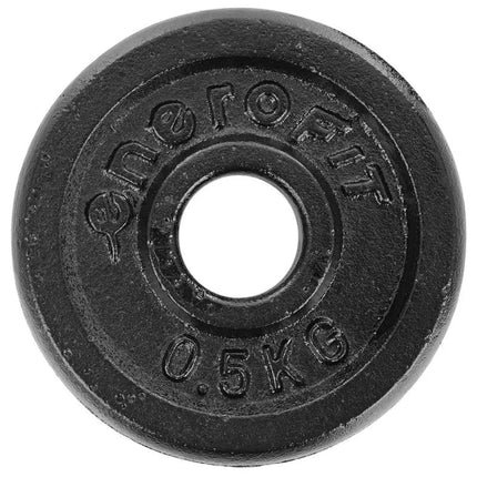 JUODAS KETAUS SVORIS 0,5 KG ENERO FIT Ø26,5