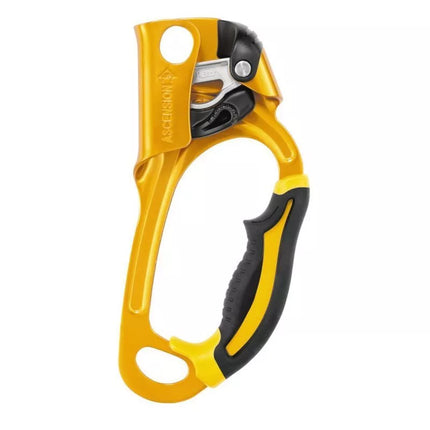 Petzl ASCENSION dešinės rankos pakėlėjas, juodas ir geltonas