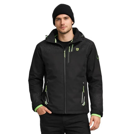 Softshell Men's Geographical Norway Trelino Black-Green Db Men 0124 black / green (WZ8556H/GN-Black / Green)
