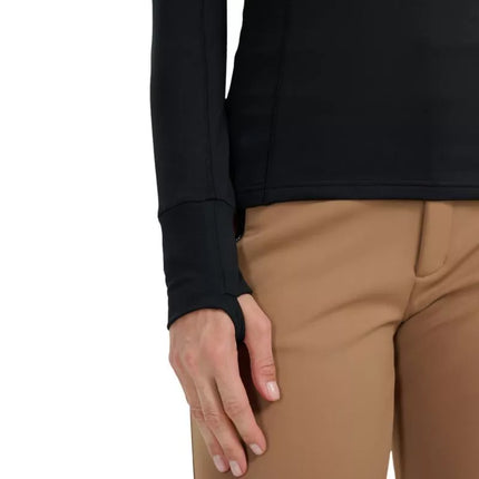 Women's thermal sweatshirt 4F F098 deep black 4FWAW25UBRUF098 20S