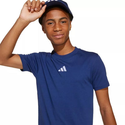 adidas Essentials Tee 160 Navy Blue Kids T-shirt JY0613
